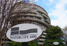 Watergate’s Dark Secrets: Nixon’s Shocking Legacy Watergate 600 building with a sign in front