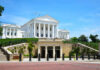 Spanberger Faces Dilemma: Controversial Bill Lands Historic government building with white columns and green lawn