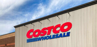 Costco Wholesale store exterior with logo.