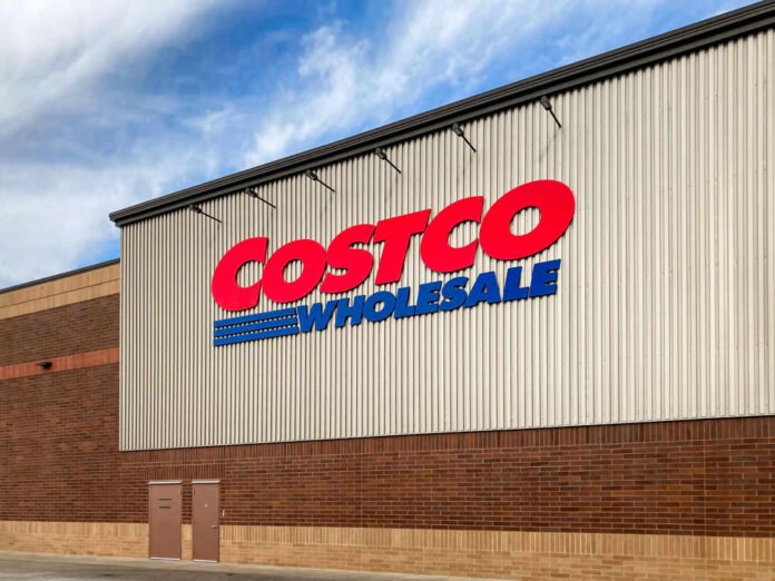 Costco Wholesale store exterior with logo.