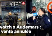 Swatch MADNESS: Chaos and Crowds Shut Stores Swatch x Audemars: Sale of the "Royal Pop" collector's watch cancelled after tensions at Parly 2