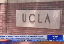 Justice Department sues UC system over alleged 'antisemitic hostile educational environment'