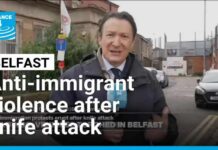 Graphic Stabbing Lights A Fuse In Belfast Anti-immigrant violence erupts across Belfast after knife attack • FRANCE 24 English
