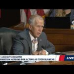 Blanche’s Confirmation Hits An Epstein Roadblock Sen. Thom Tillis gives tough questioning in Todd Blanche confirmation hearing