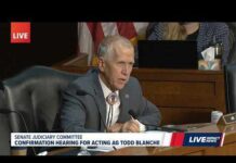 Blanche’s Confirmation Hits An Epstein Roadblock Sen. Thom Tillis gives tough questioning in Todd Blanche confirmation hearing