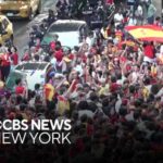 Spain Celebrates World Cup Glory In NYC World Cup watch parties held across NYC as Spain beats Argentina | Team coverage