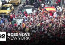 Spain Celebrates World Cup Glory In NYC World Cup watch parties held across NYC as Spain beats Argentina | Team coverage