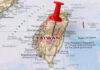 Taiwan’s Biggest Challenge Keeps Growing Map with red pin on Taiwan island