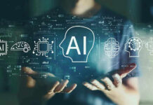 Big Tech Cash Storms the 2026 Midterms Person holding virtual icons related to artificial intelligence.