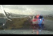 Rain, Speed and Seconds End in Disaster Watch: Dashcam captures vehicle slamming into 2 patrol cars on I-15 in Southern Utah