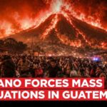Guatemala's Fuego Volcano Erupts | Lava, Ash Force Mass Evacuations 8 Years After Tragedy | VERTEX