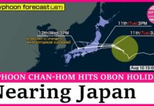 A Tropical Threat Is Closing In on Tokyo Typhoon Chan-hom could hit Tokyo areas during summer break
