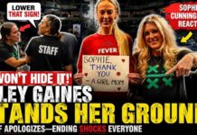 Riley Gaines Confronts Arena Staff Over Sign—Then Sophie Cunningham Did This