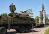 America’s Bomber Trio Just Changed Iran’s Skies military air defense vehicles on a road