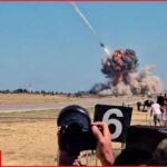Greek F-4 Phantom crashes at air show: Dramatic footage captures aftermath