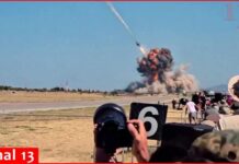 Greek F-4 Phantom crashes at air show: Dramatic footage captures aftermath