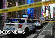 New York City police shoot woman accused of stabbing 2 people in Times Square