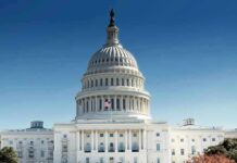 Another Trump Impeachment Fight Is Taking Shape United States Capitol building with dome under clear blue sky