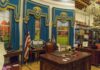 A Political Sit-Down Draws an Unexpected Rebuke Oval Office-style desk and decor in a museum display