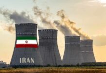 Obliterated? Assessments Say Otherwise nuclear power plant cooling towers in Iran at sunset