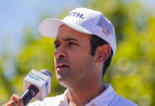 Betting Boards Shock: Ohio Turns Blue-Tinged Man in white cap speaking into a microphone outdoors