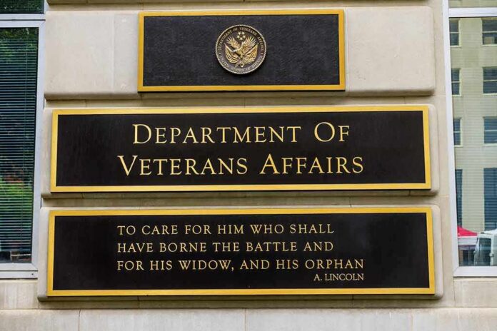 Department of Veterans Affairs building sign