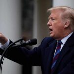 Fuel For Peace – Or A Pricey Illusion? Donald Trump speaking at a podium and pointing