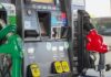 The Price Shock Moving Beyond the Gas Pump Gas pump with green diesel and red gasoline nozzles
